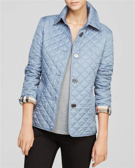 Women’s Burberry Brit Copford Diamond Quilted Jacket.